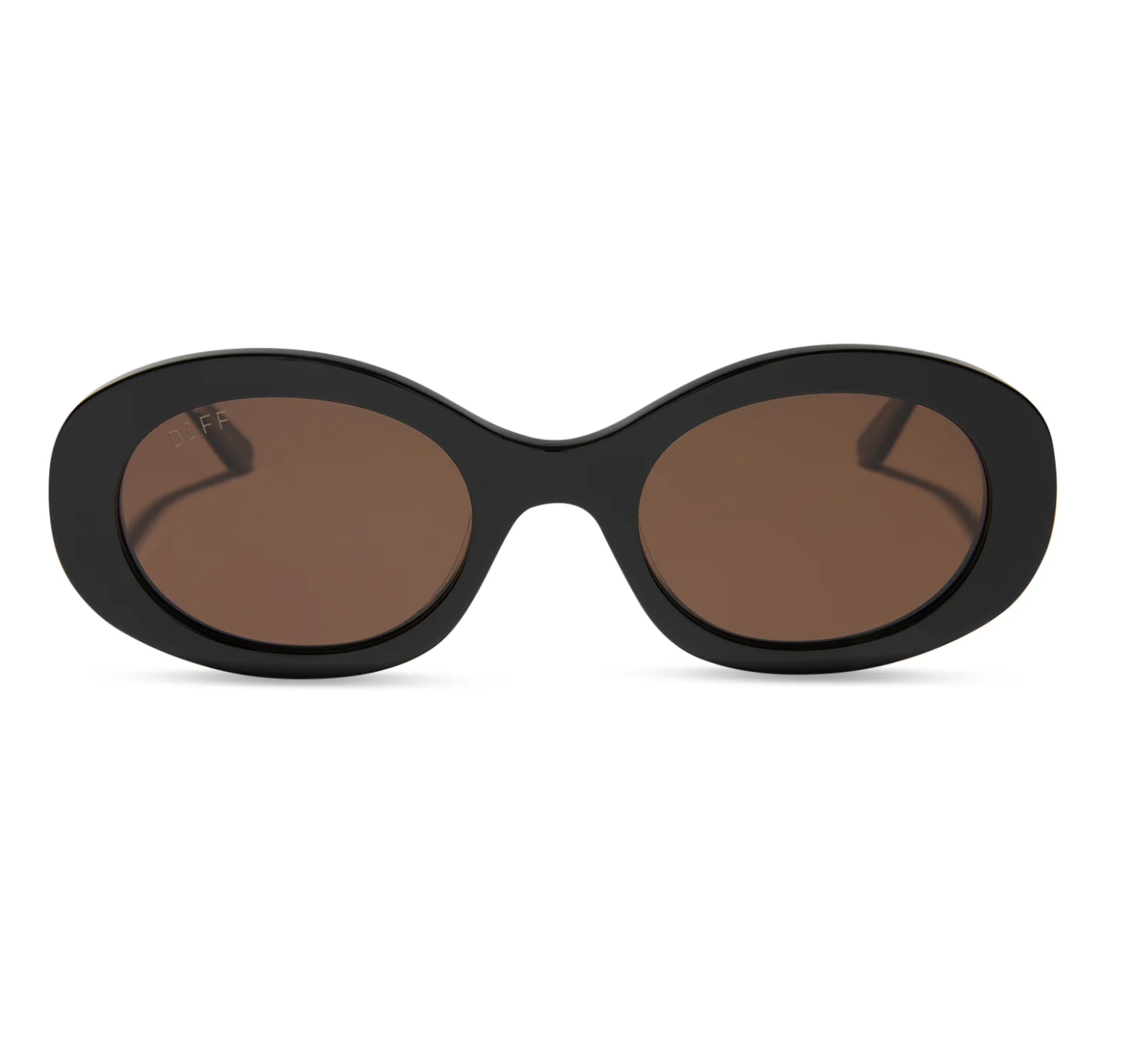 Lainey Sunglasses-Black/Brown