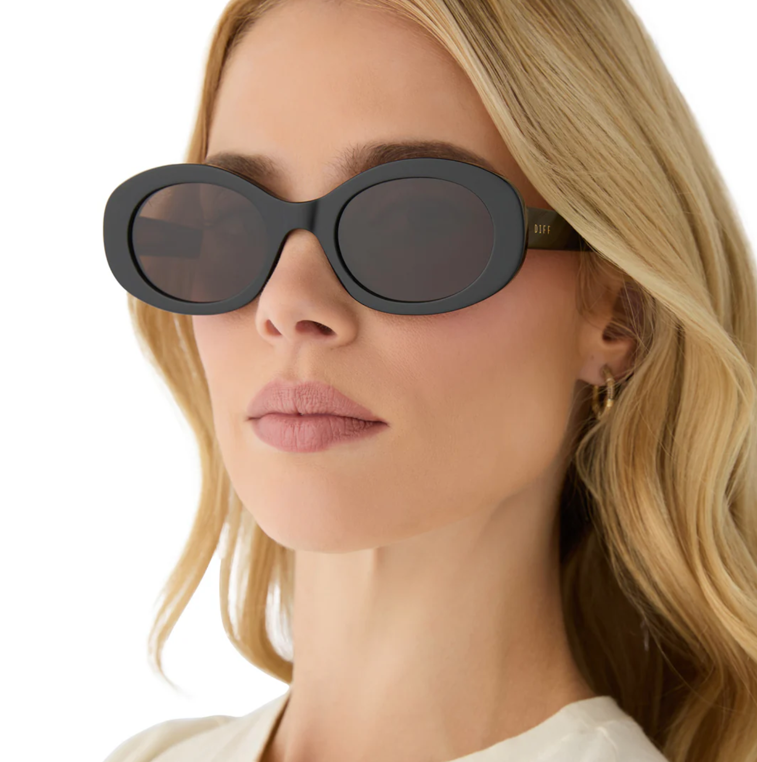 Lainey Sunglasses-Black/Brown