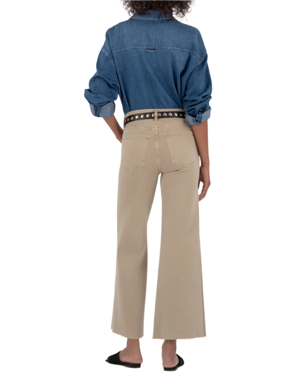 Meg Wide Leg-Biscuit