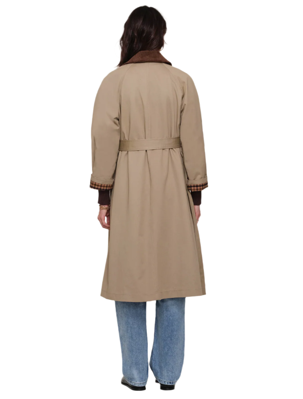 Beatriz Trench Coat-Khaki