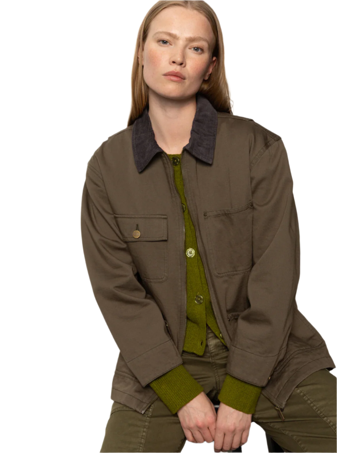 Barn Jacket-Olive