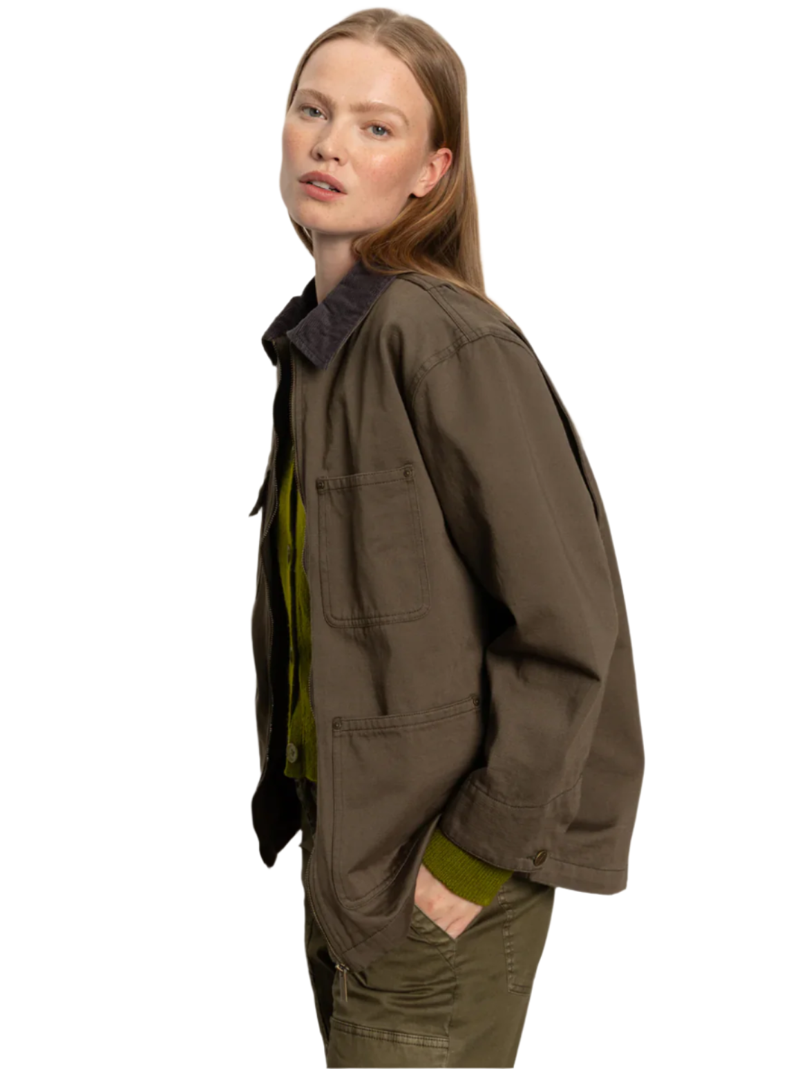 Barn Jacket-Olive