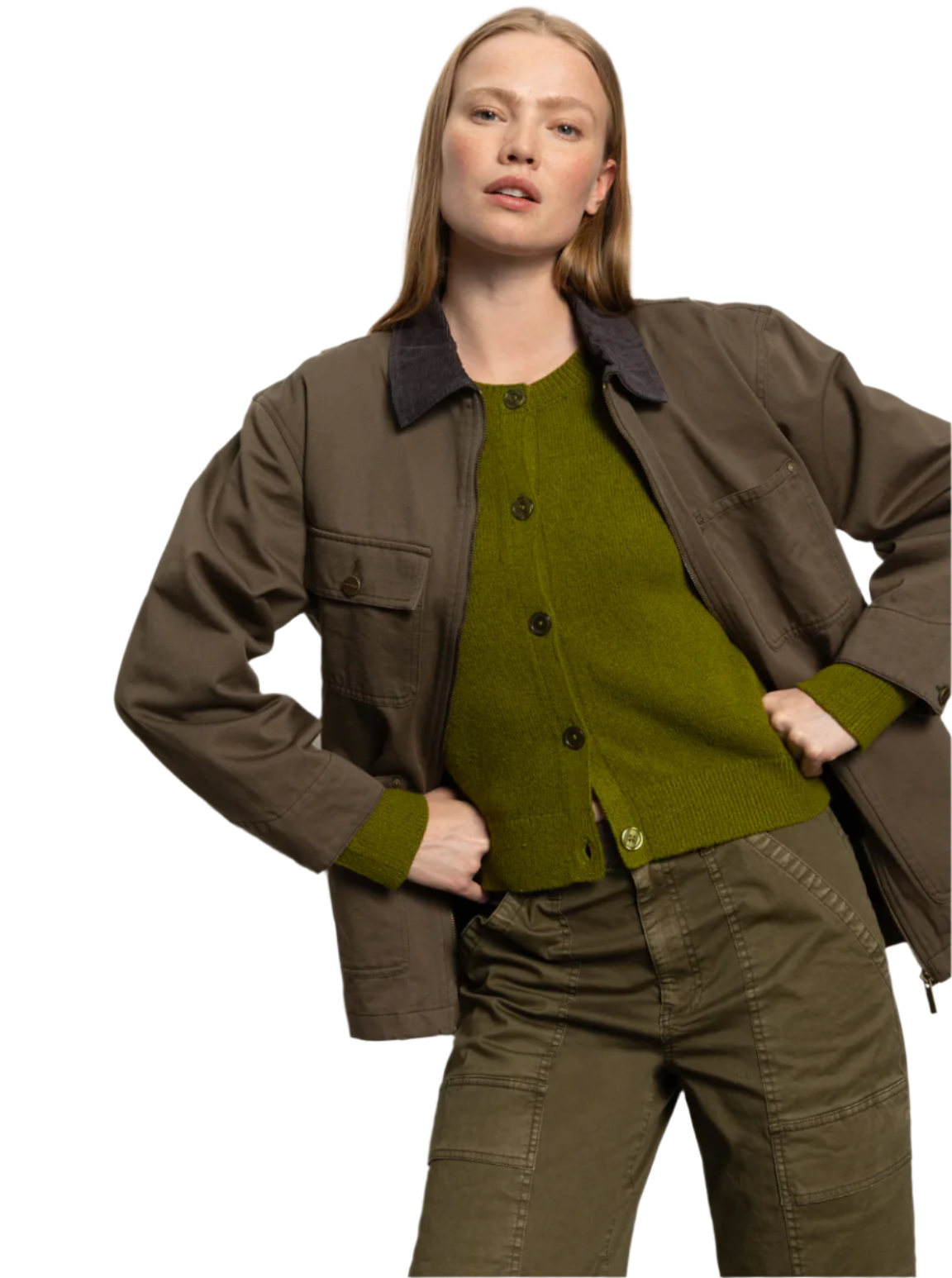 Barn Jacket-Olive