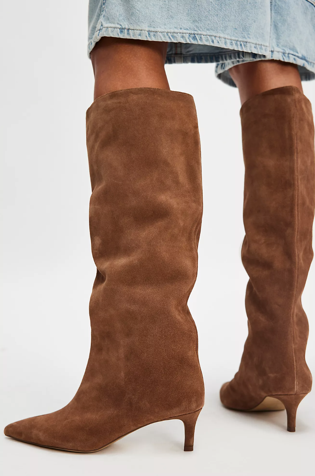 Kiki Boot-Tan Suede