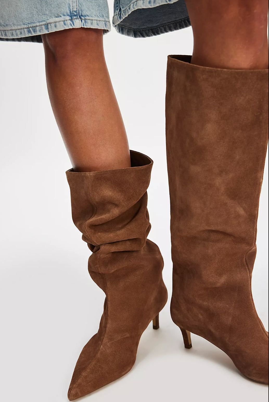 Kiki Boot-Tan Suede