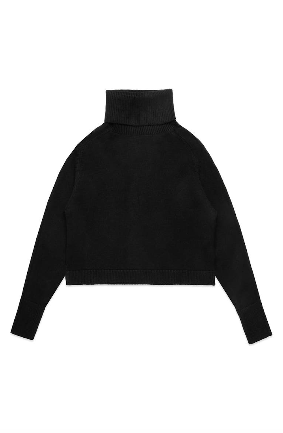Pugliese Crop Sweater-Black