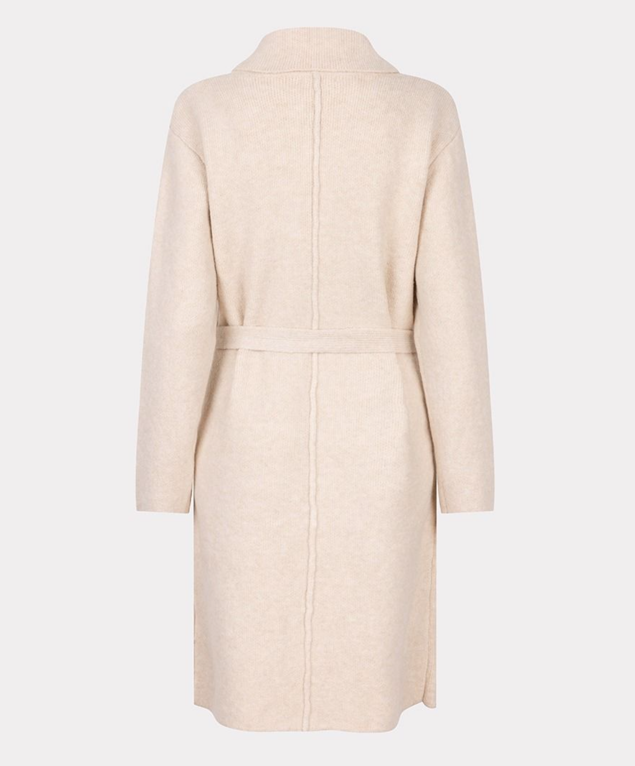 Belted Cardigan-Cream