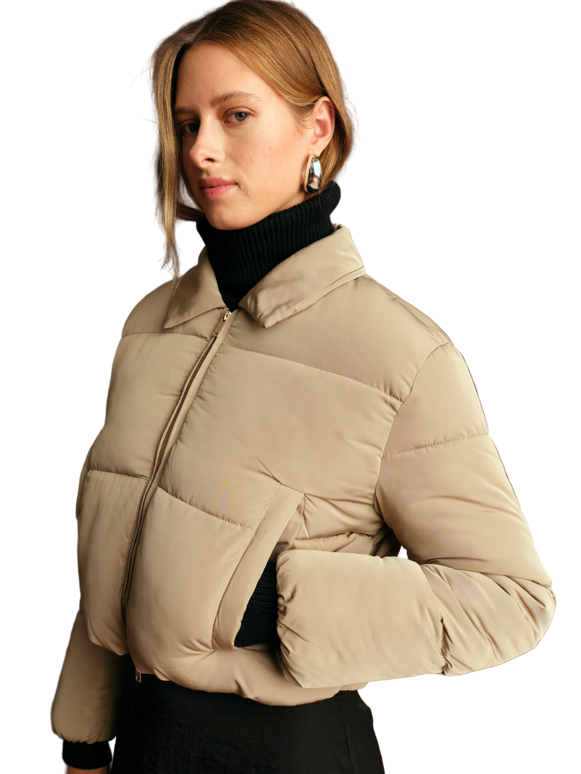 George Puffer Jacket-Mink