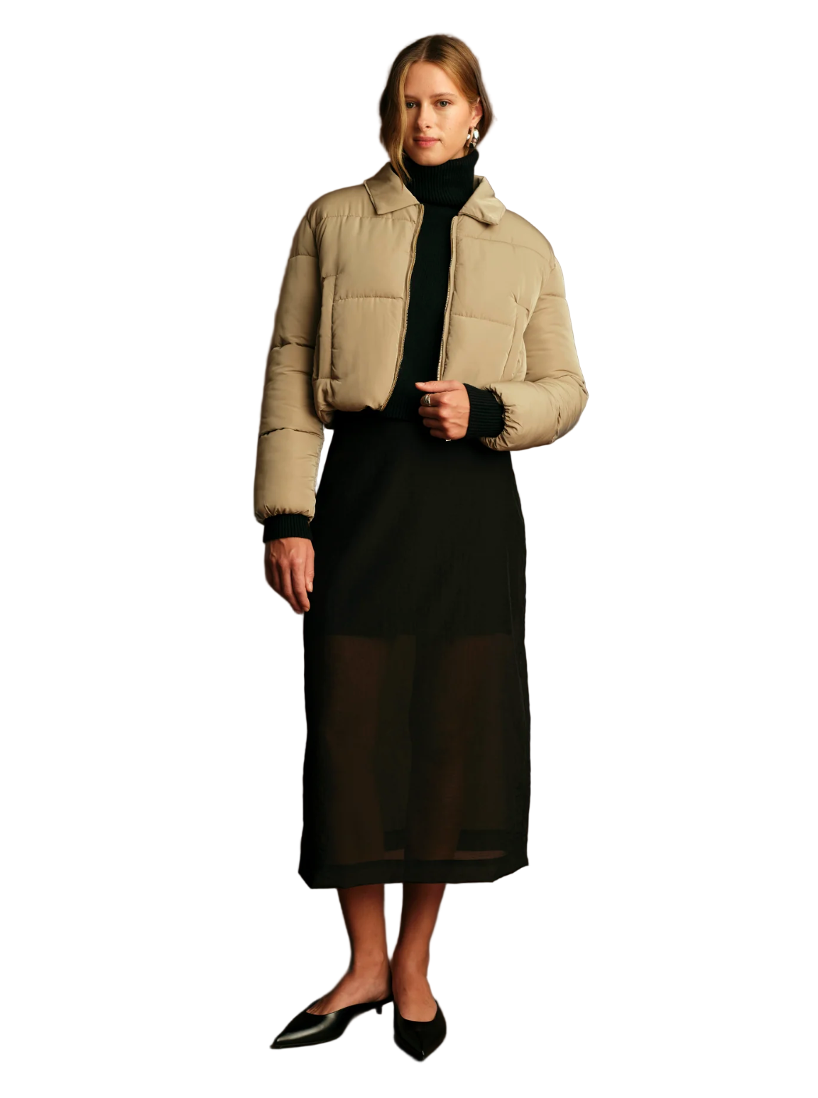 George Puffer Jacket-Mink