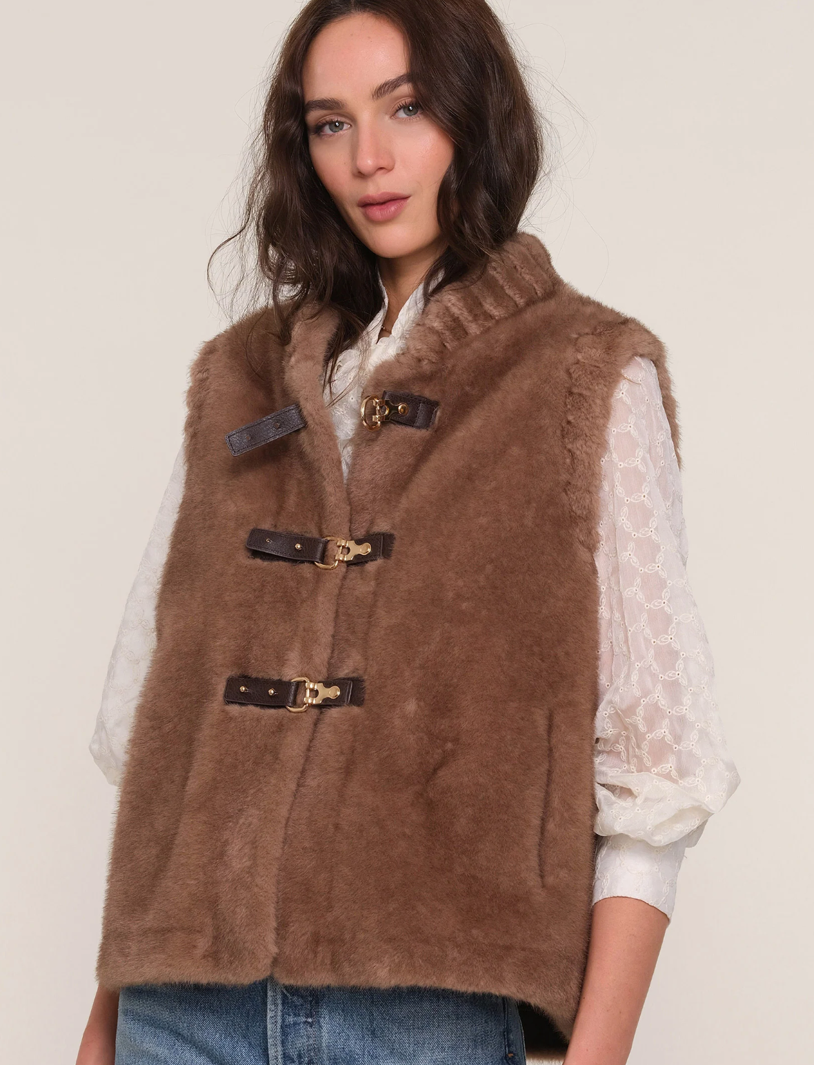 Hosk Vest-Fawn