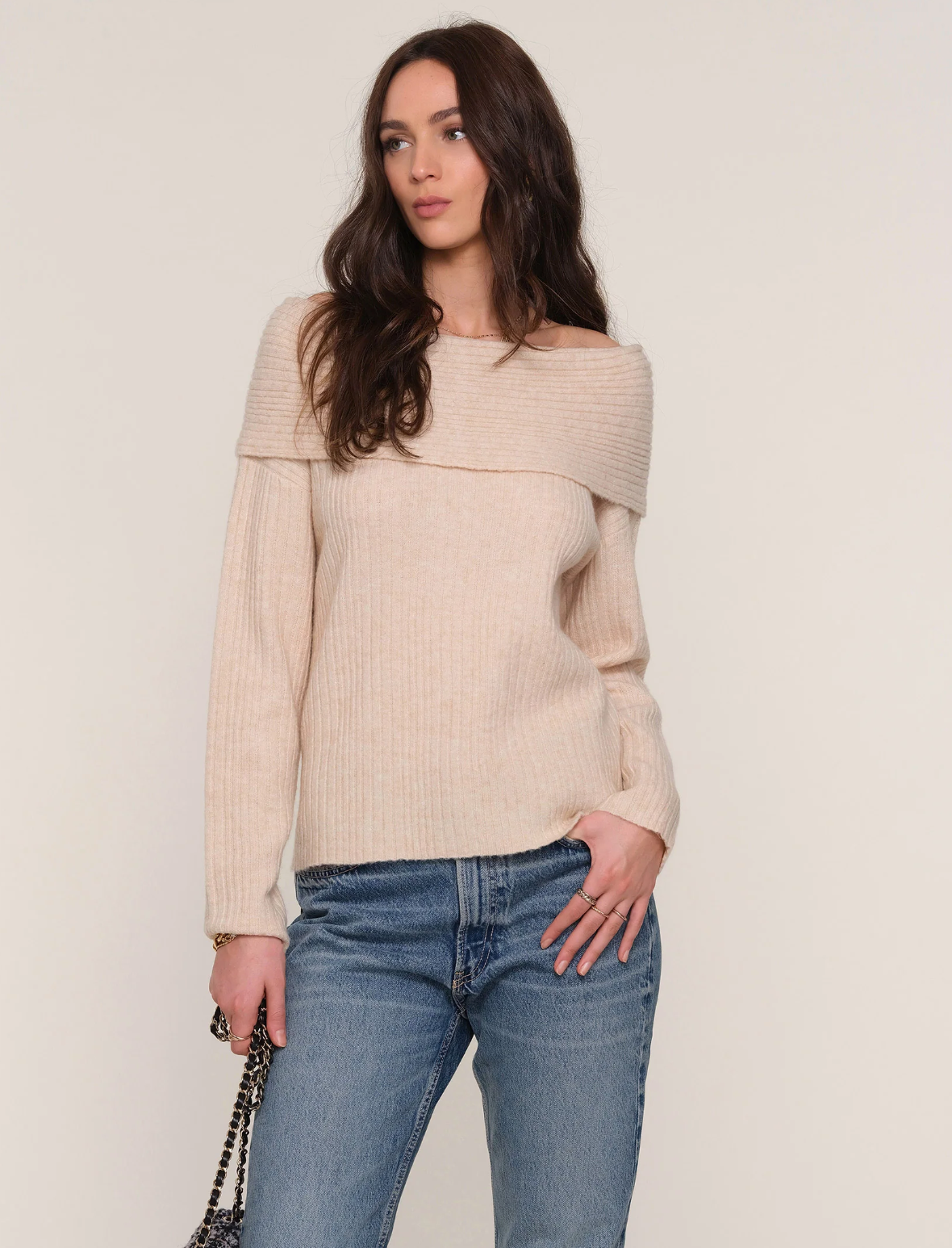 Kendra Sweater-Ecru