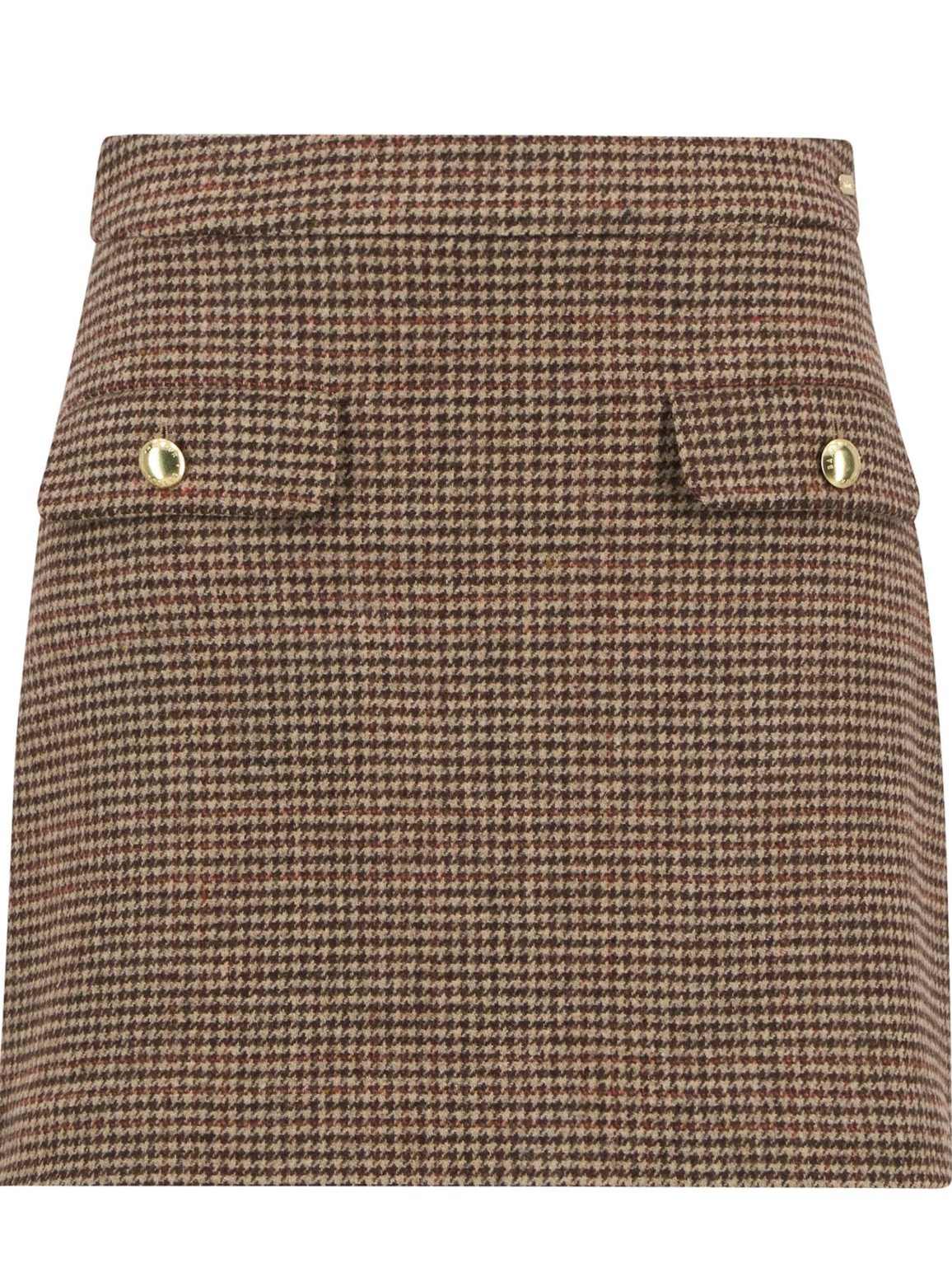 Sophia Mini Skirt-Brown