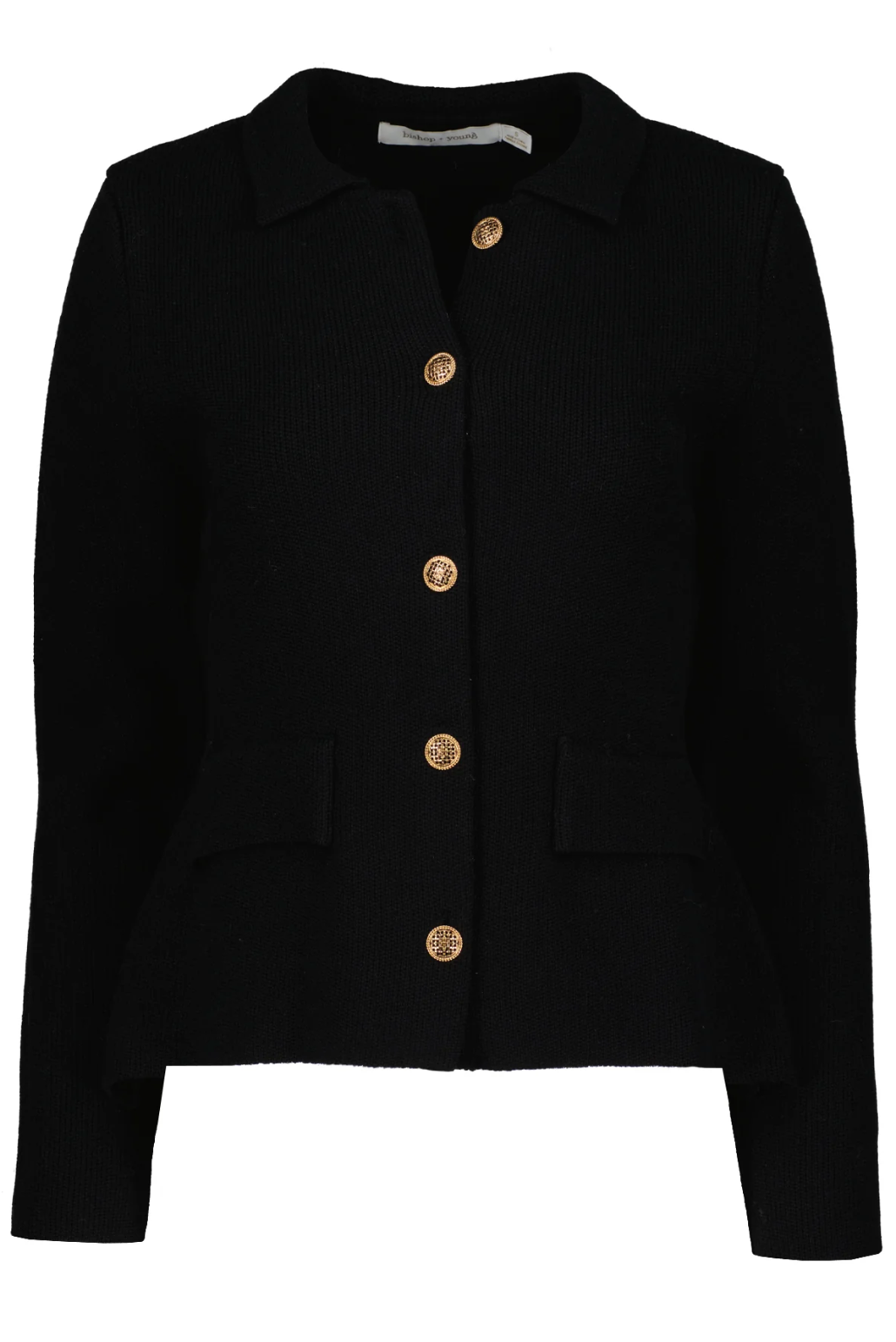 Gaia Sweater Jacket-Black