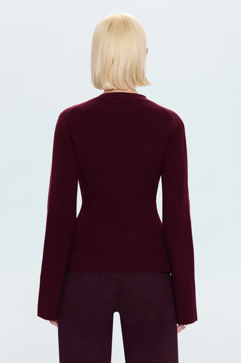 Aeron Cardigan-Claret
