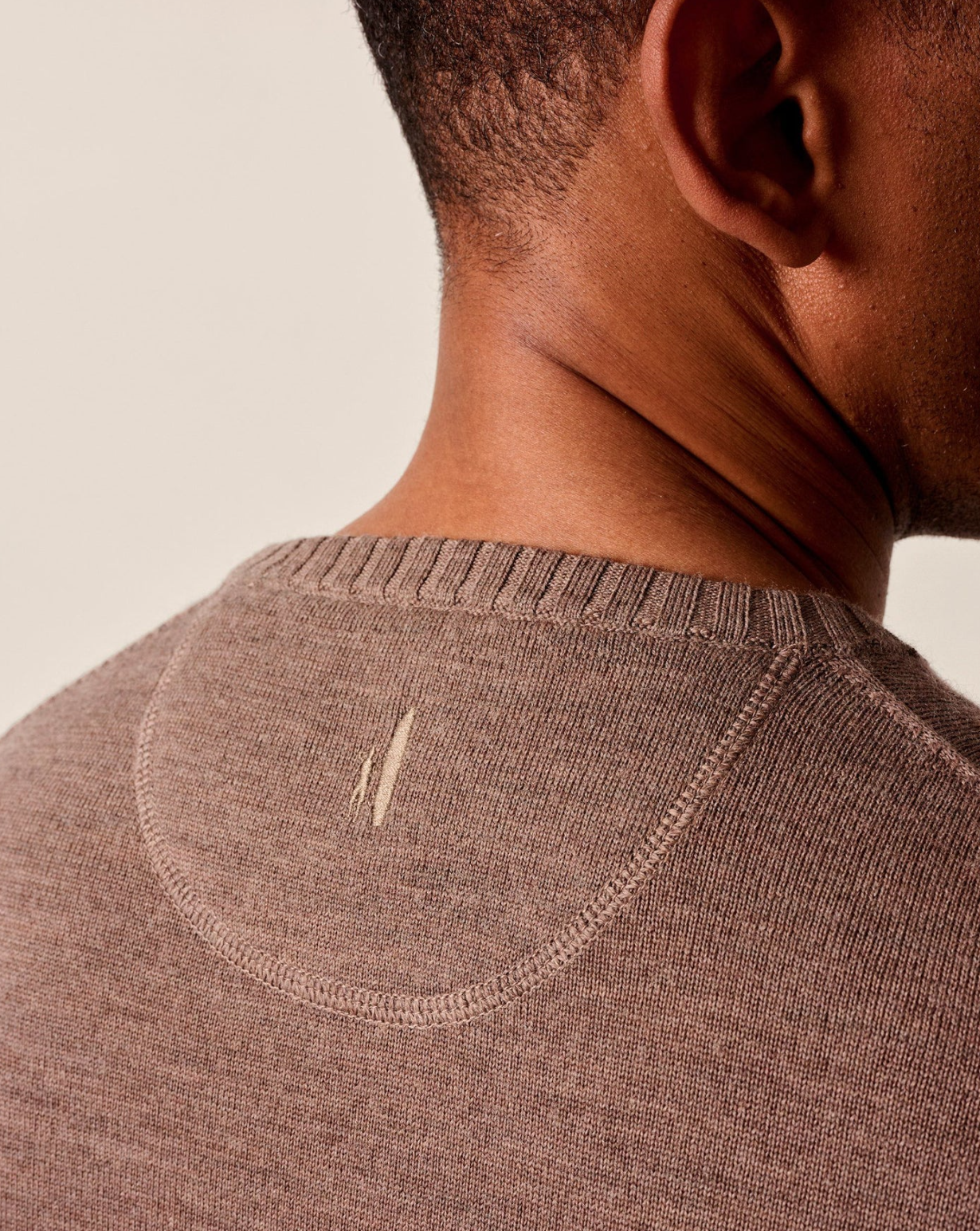Ronald Merino Wool Sweater-Havana