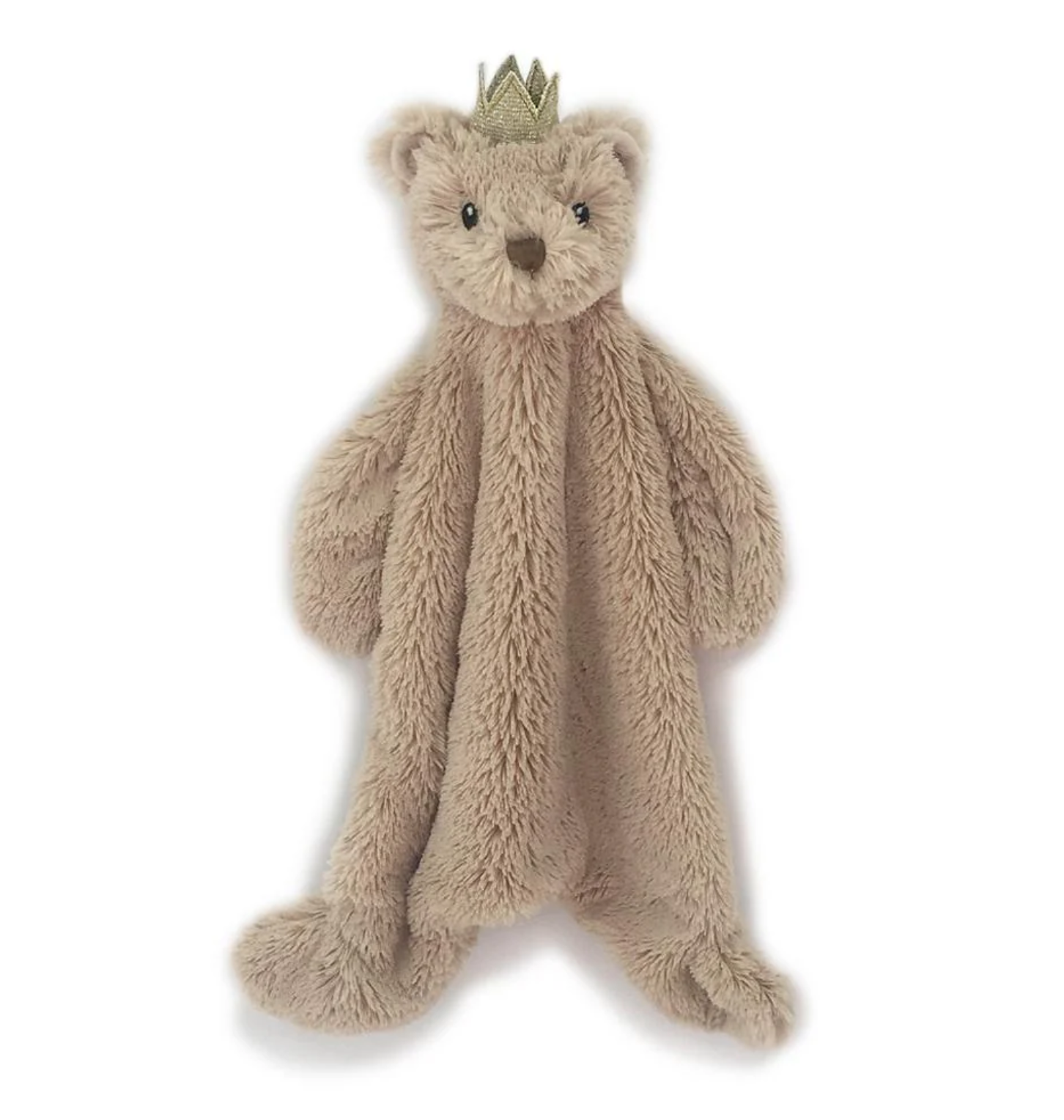 Prince Bear Baby Security Blanket