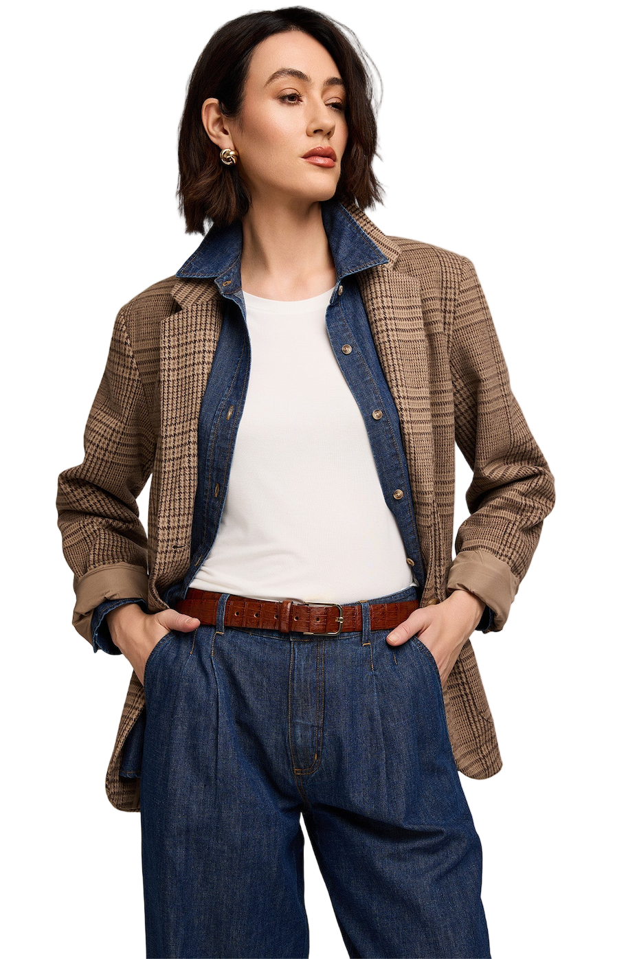 Sapphira Jacket-Chocolate