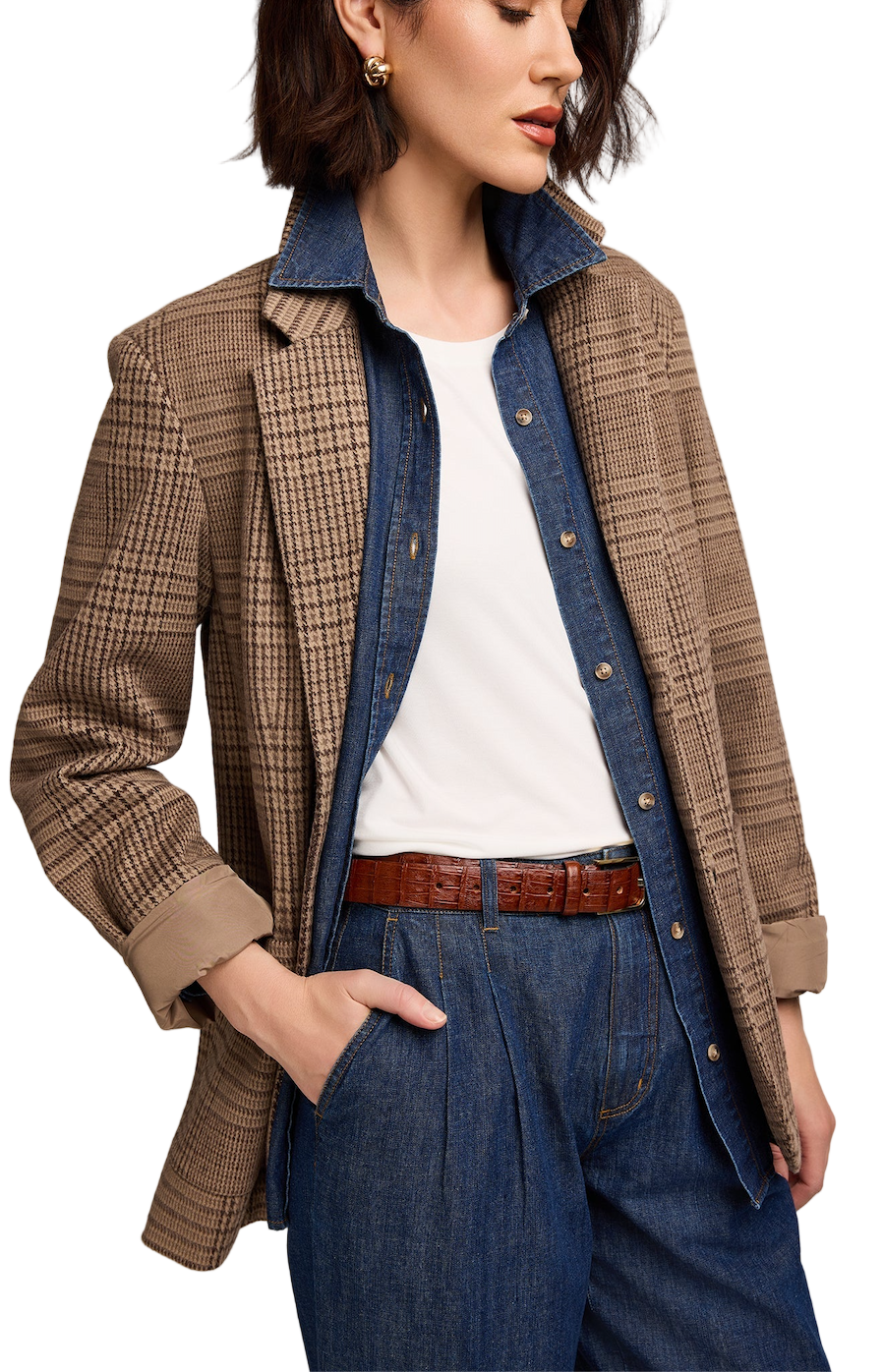 Sapphira Jacket-Chocolate