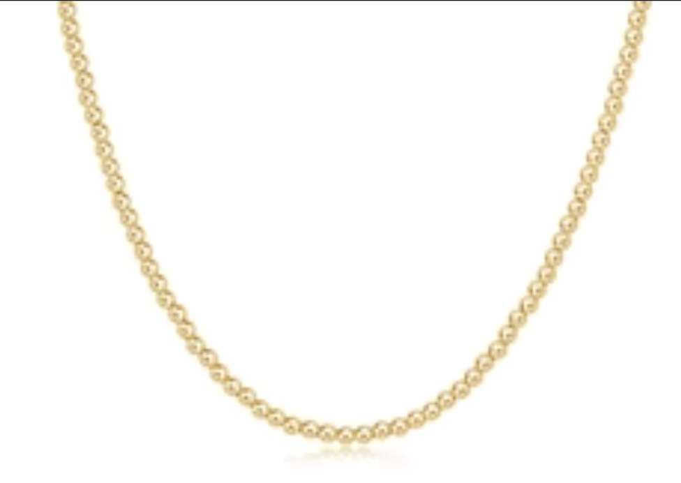 17" Choker Classic Gold 3mm