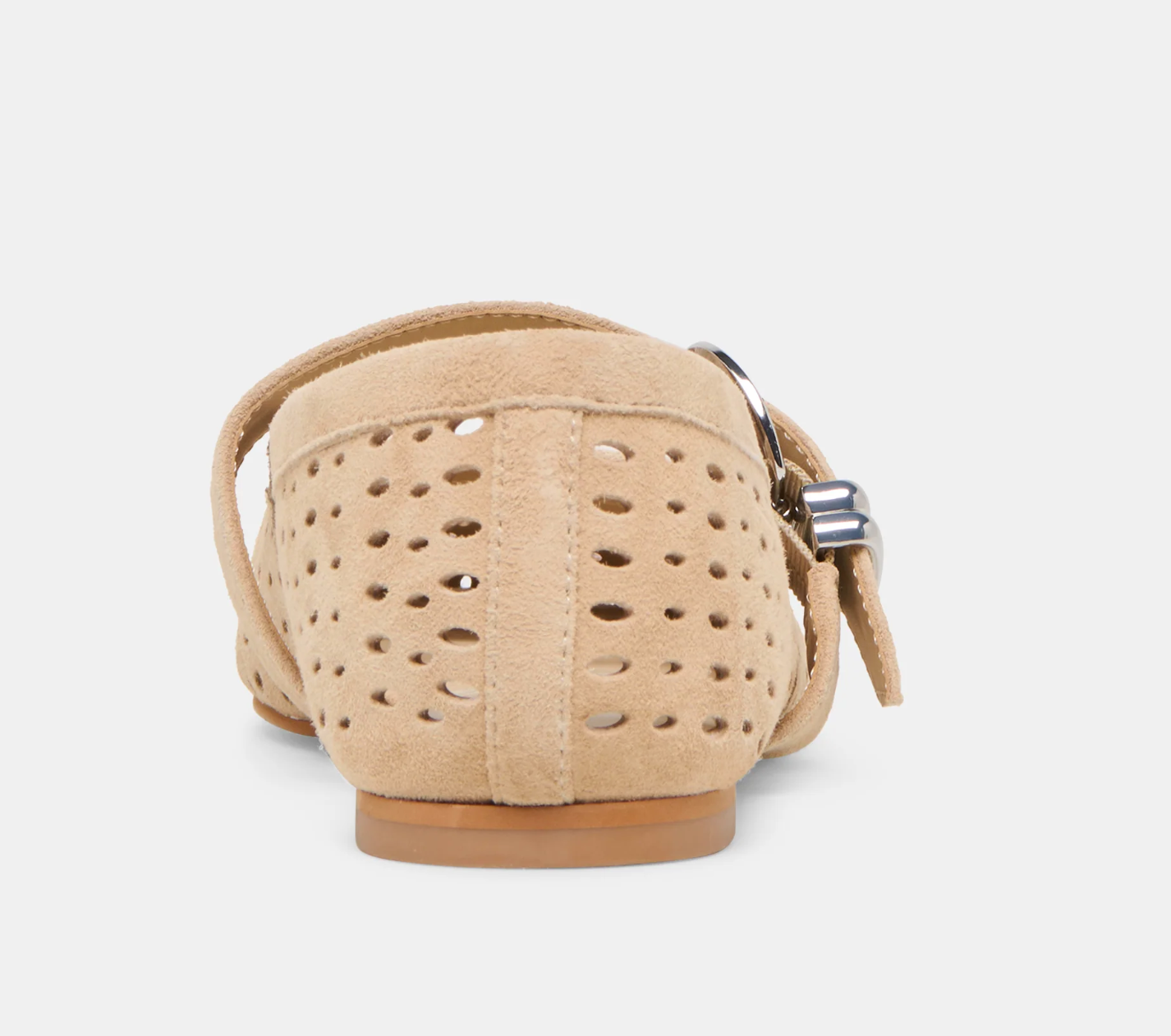 Mikel Ballet Flats-Camel Suede