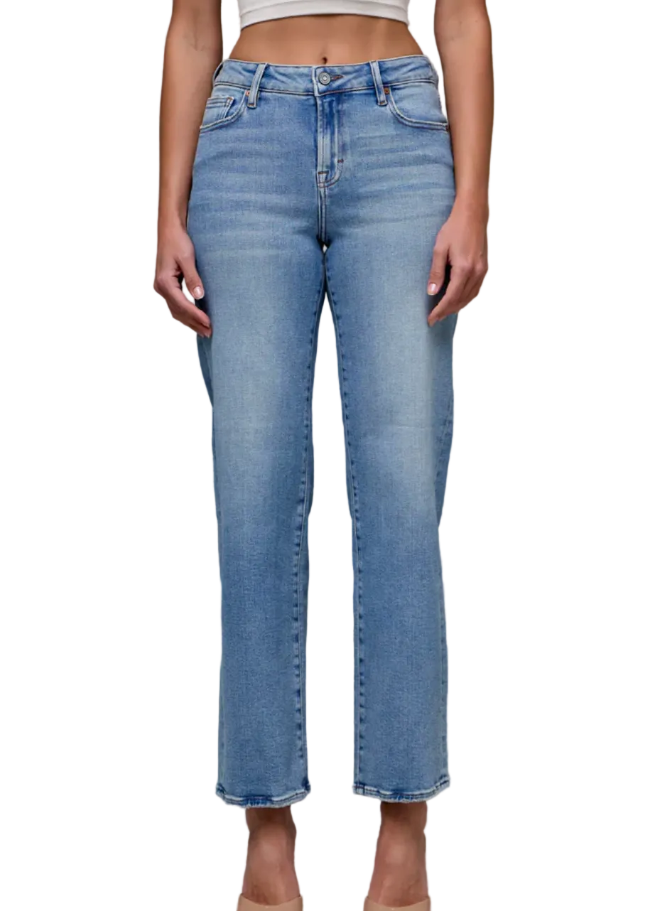 Ella Mid Rise Straight-Vintage