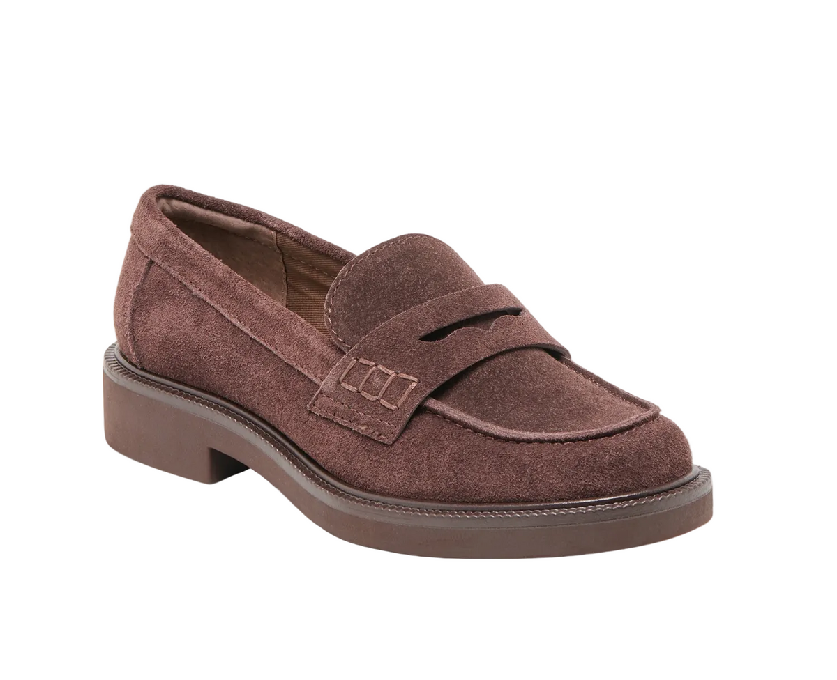 Tiggy Loafer-Mahogany Suede