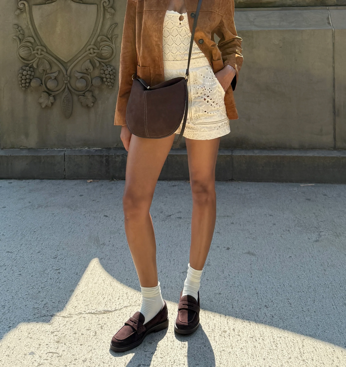 Tiggy Loafer-Mahogany Suede