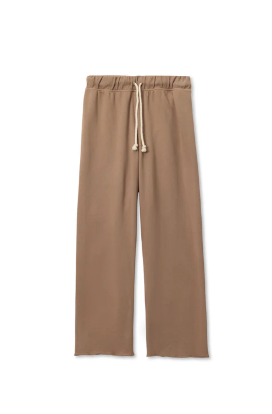 Jamaica Beach Fleece Capri Pant-Mocha