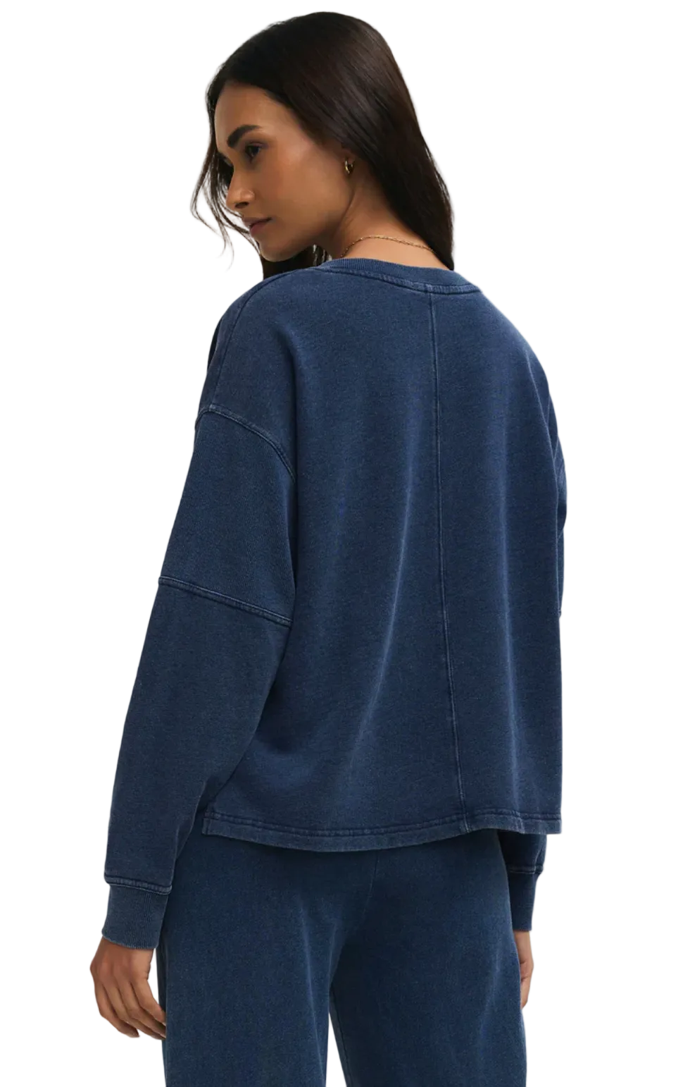 Delphine Sweatshirt-Indigo