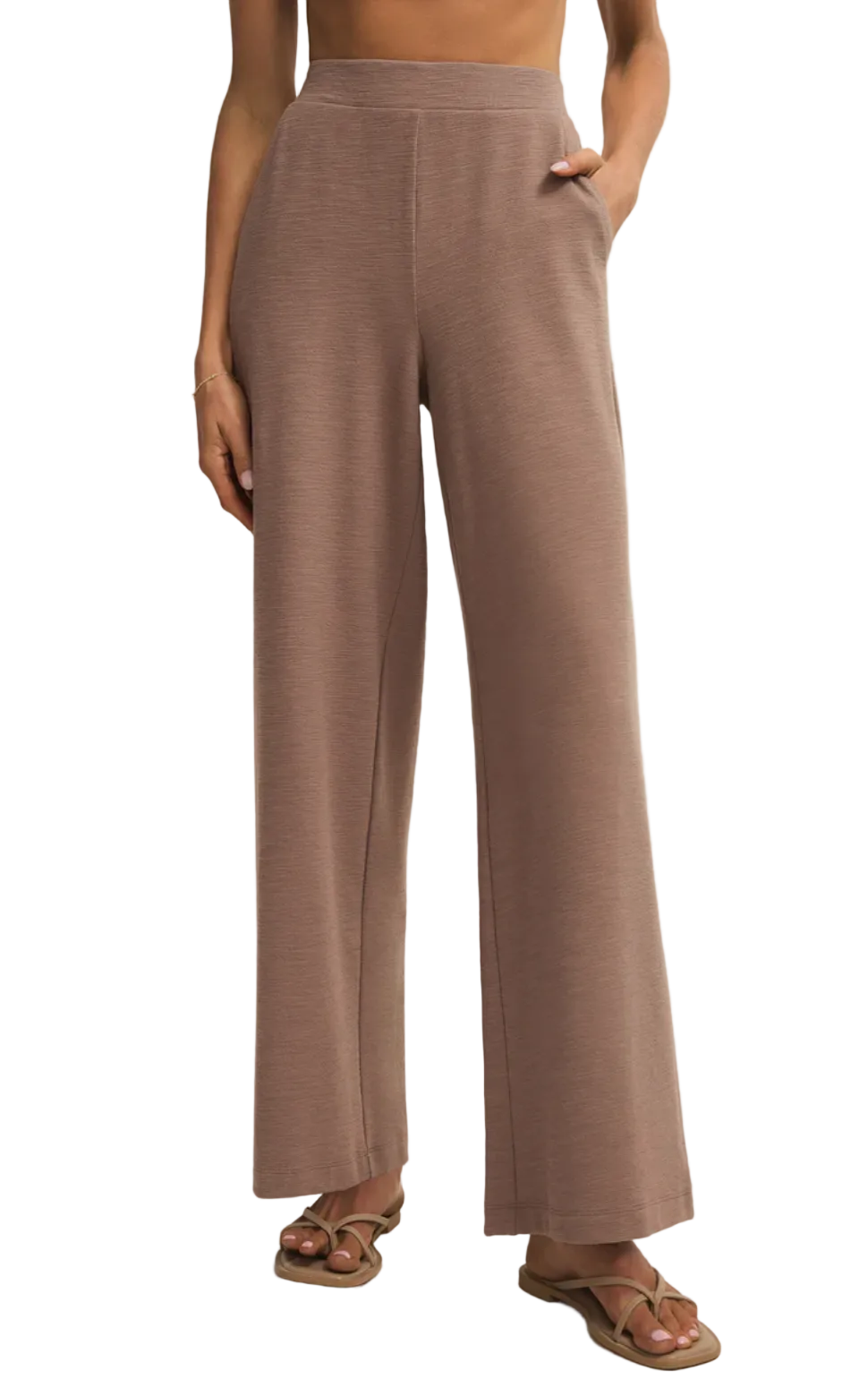 Andre Wide Leg Pant-Milkshake