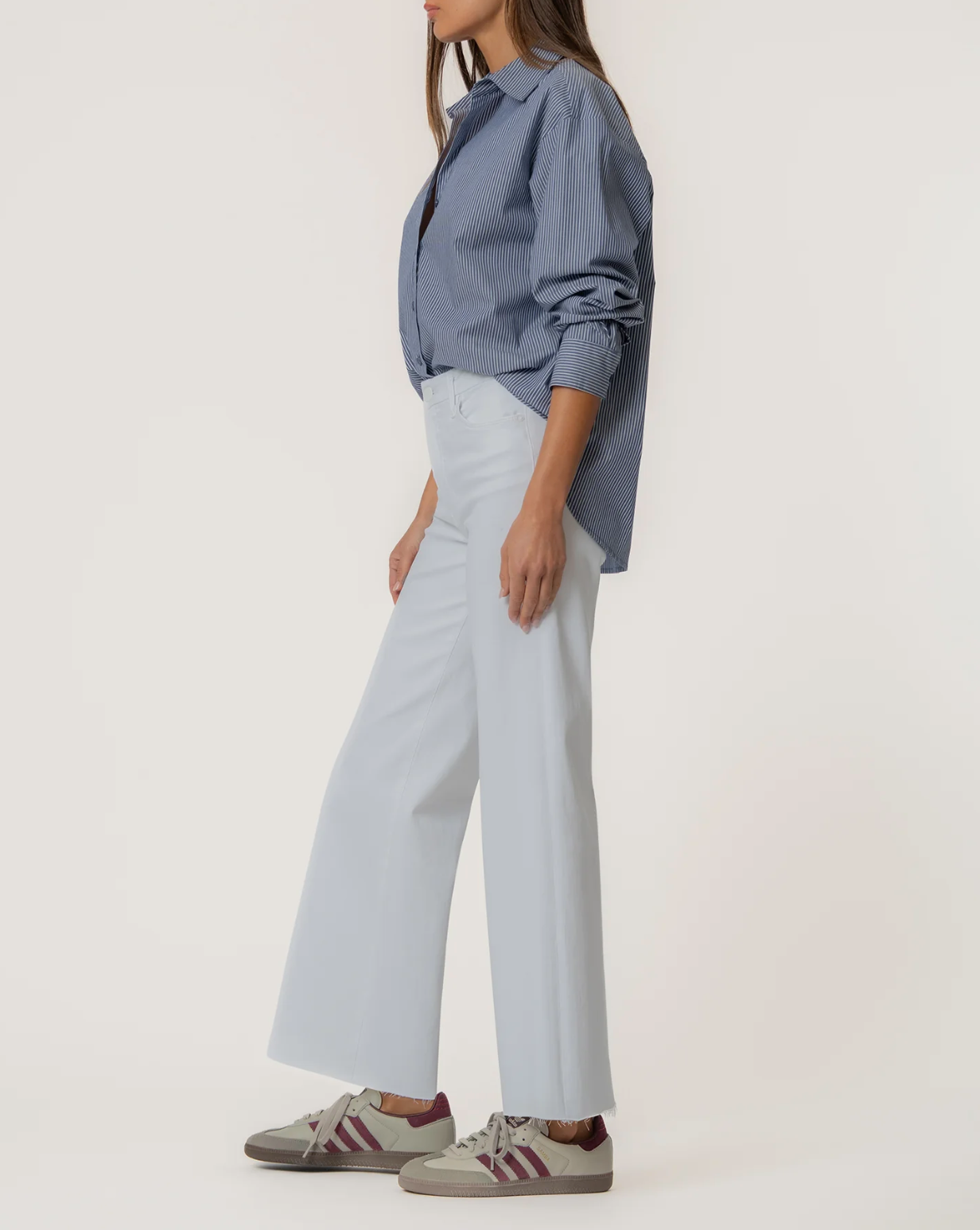 Meg Wide Leg-Optic White