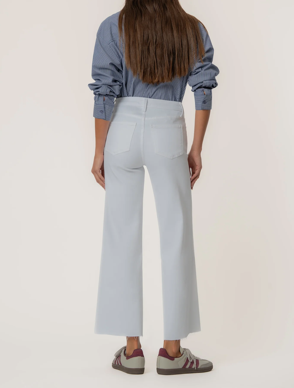 Meg Wide Leg-Optic White