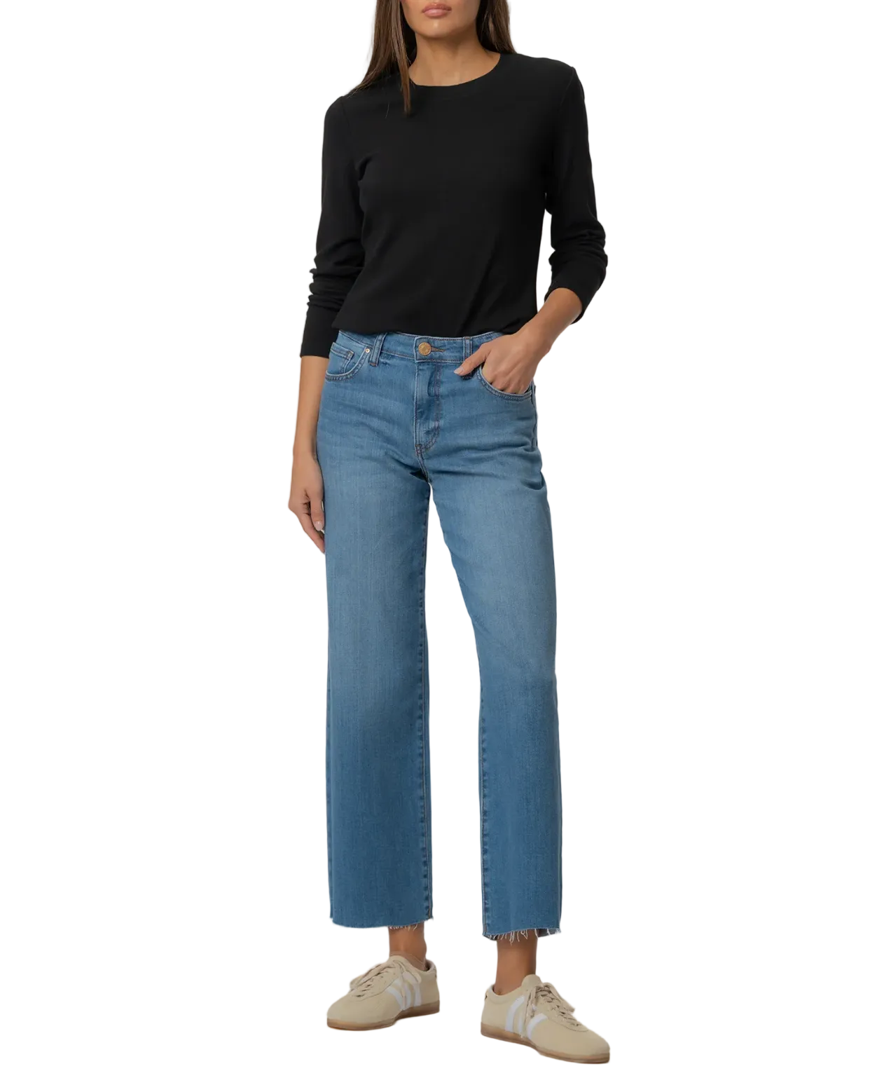 Charlotte Wide Leg-Soaring Medium Wash