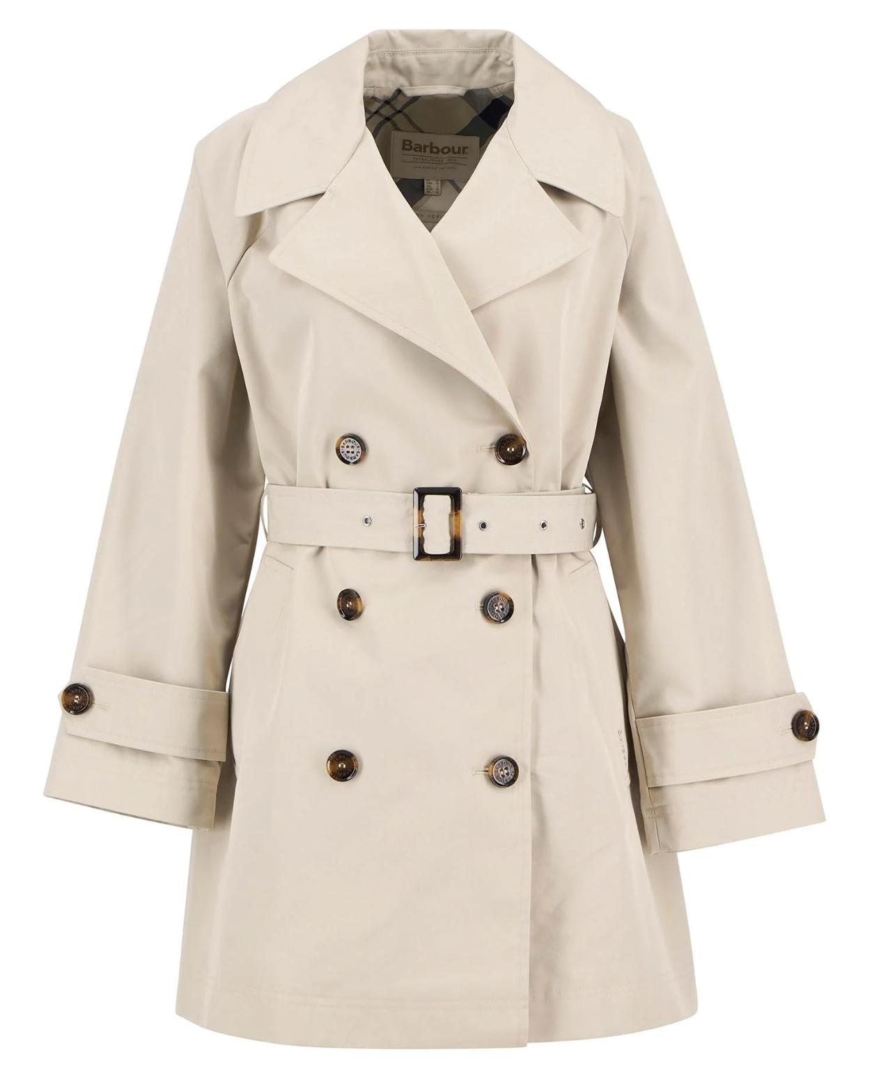 Adare Showerproof Trench Coat-Mist