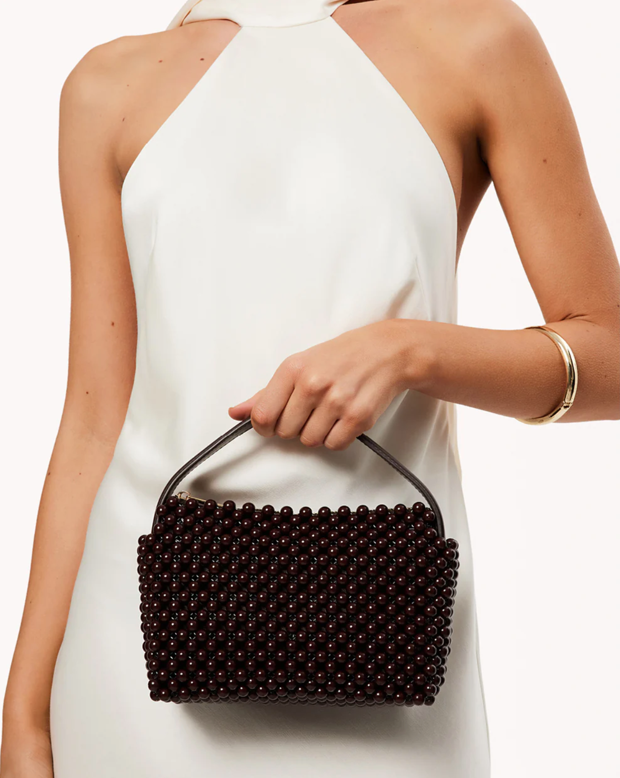 Jeanie Handle Bag-Chocolate