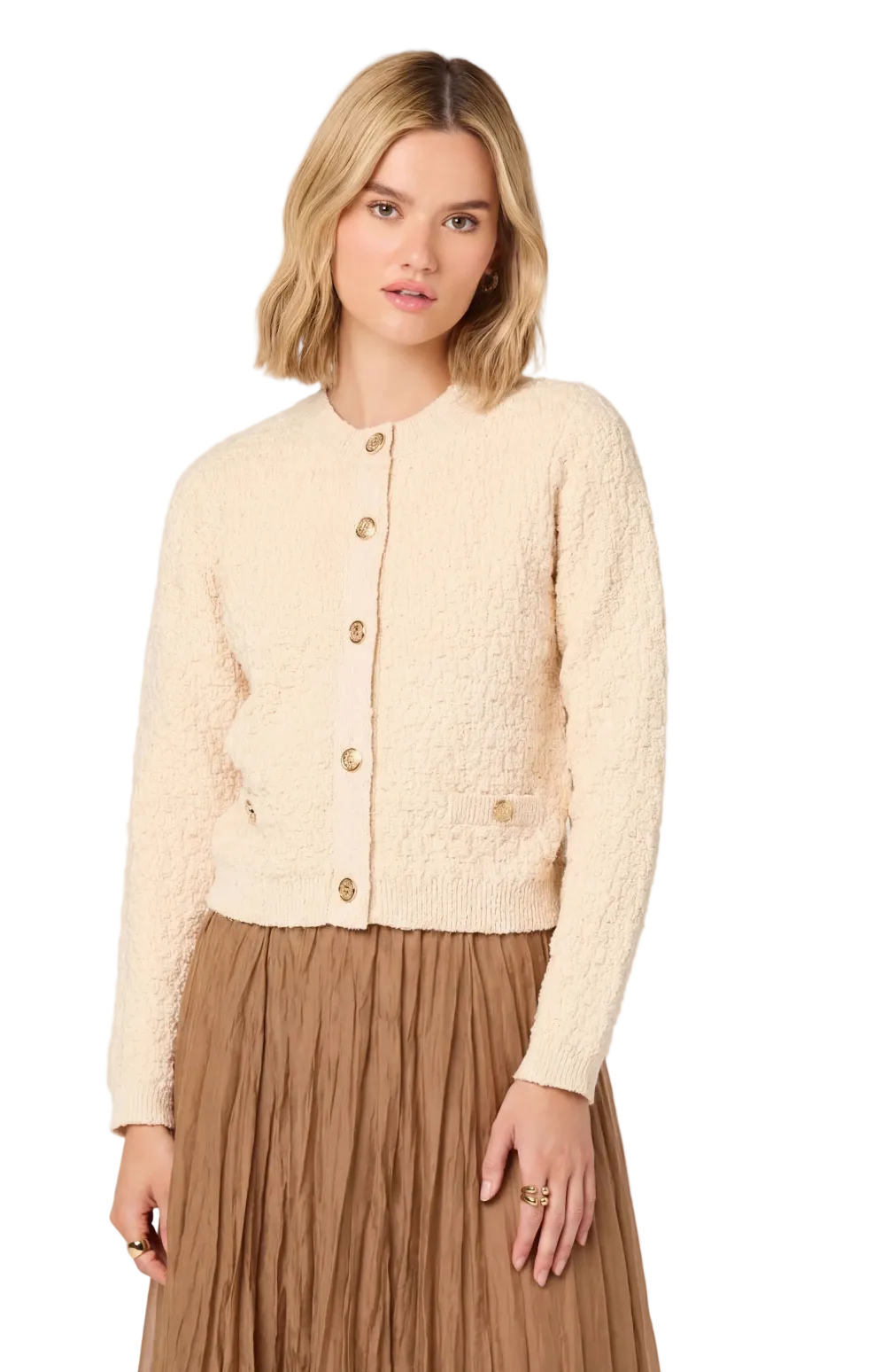 Darthy Cardigan-Cream