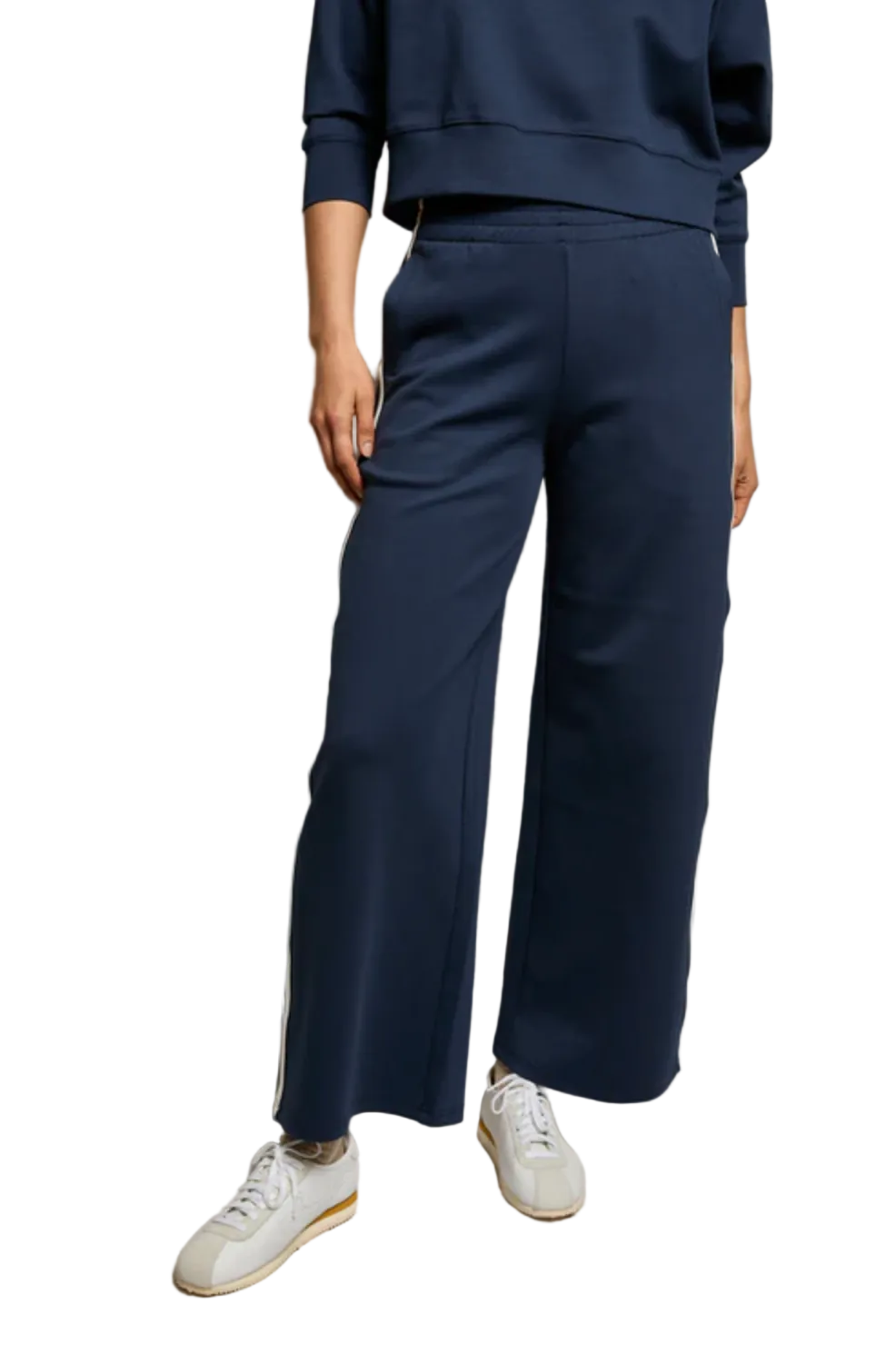 Mikos Wide Leg Pant-Navy