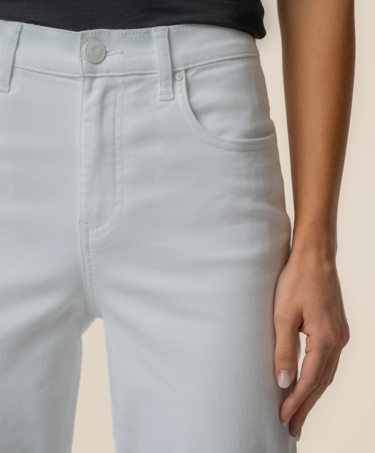 Avery Straight Leg-White