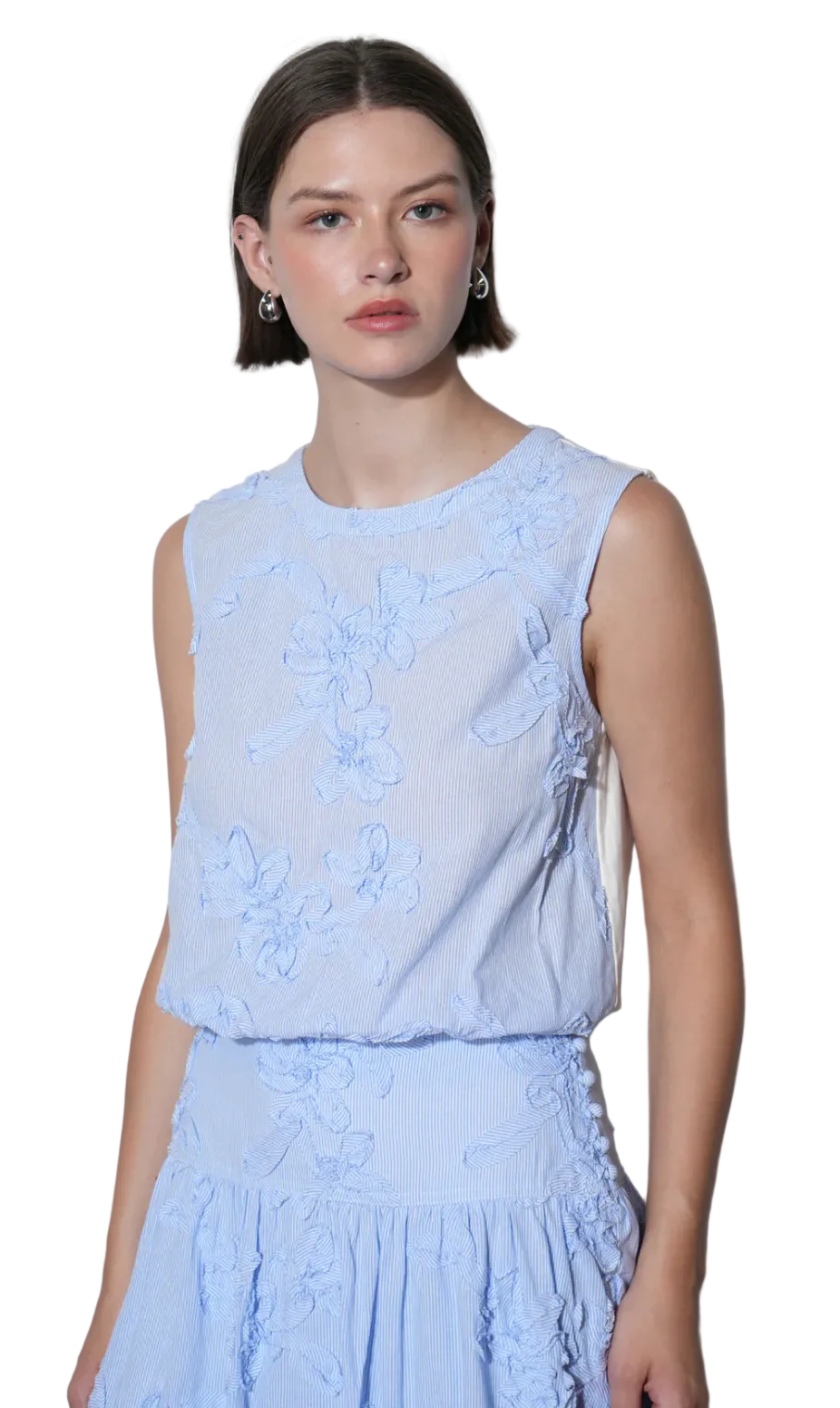 Lucy Bubble Top-Blue