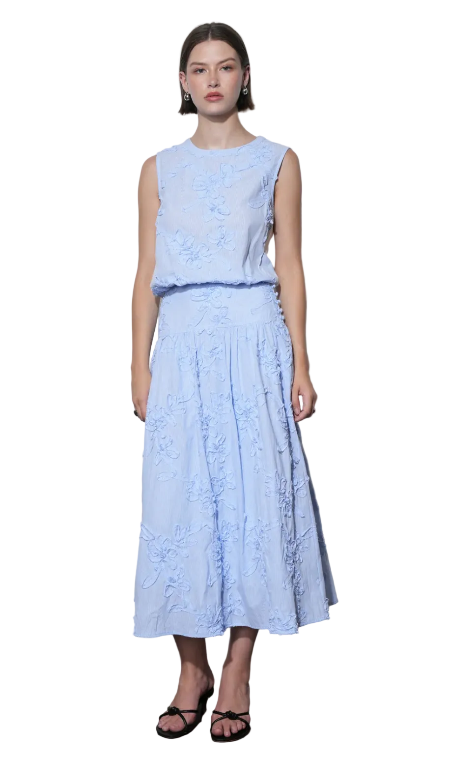 Lucy Bubble Top-Blue