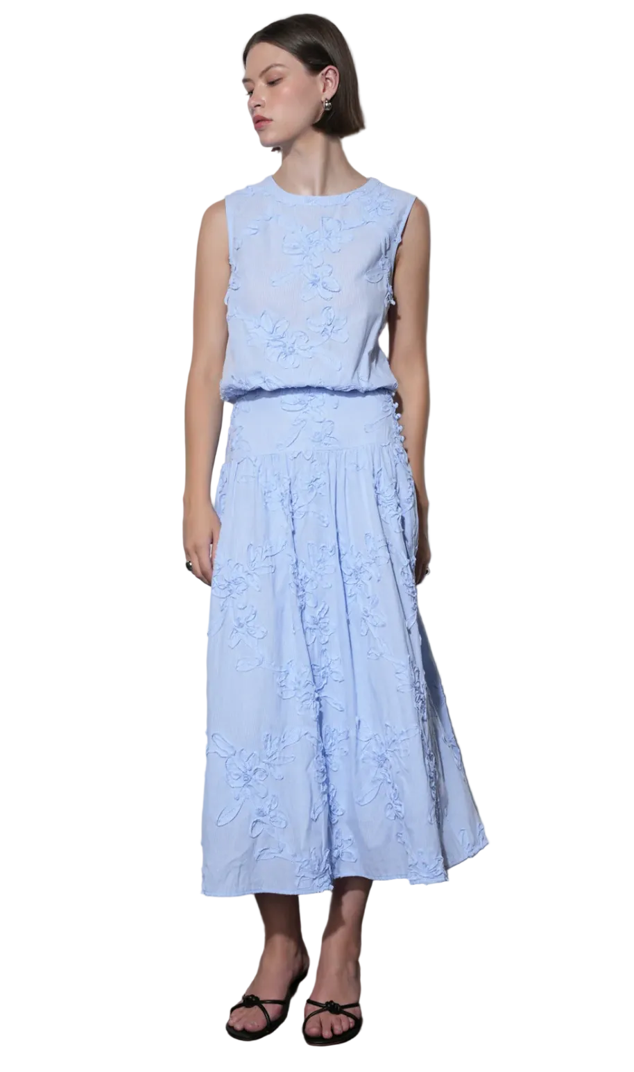 Lucy Bubble Top-Blue