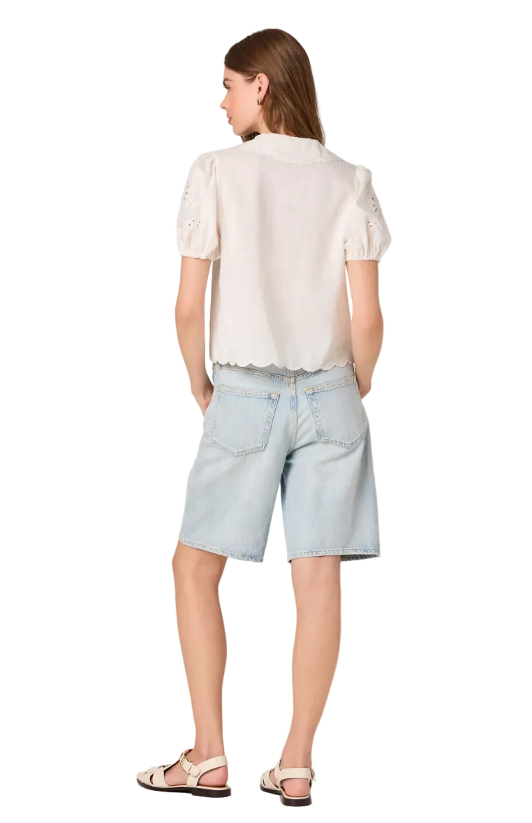 Eider Tie Front Top-White
