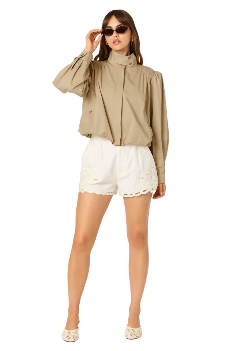 Estero Bomber Jacket-Khaki