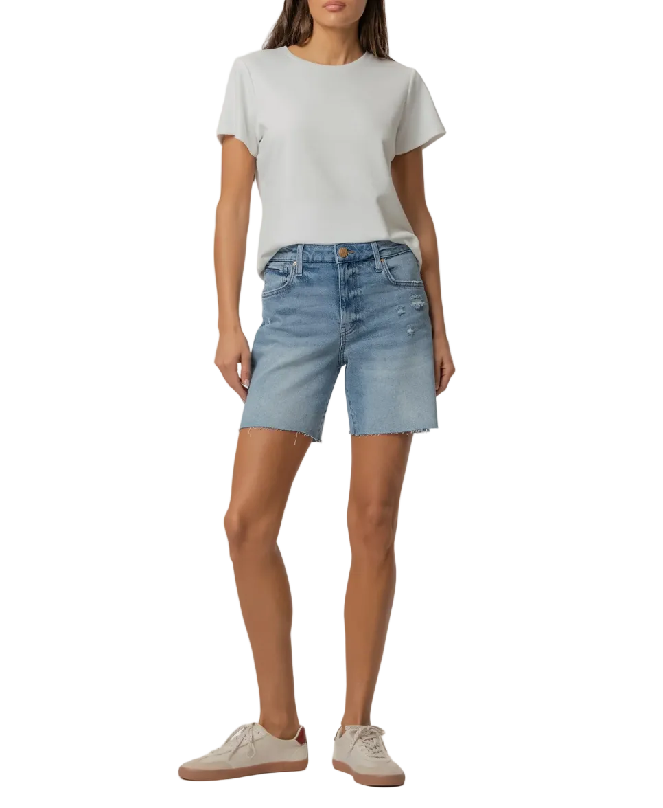 Hailey Raw Hem Short-Focus