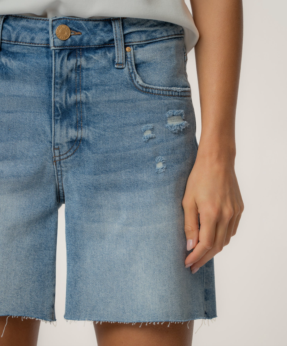 Hailey Raw Hem Short-Focus