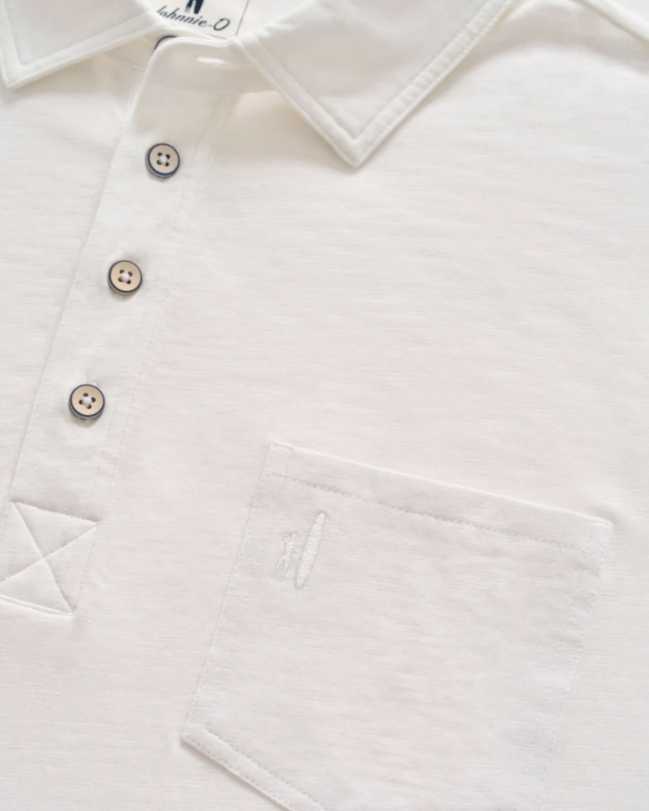 Coastal Wash Original Polo-White