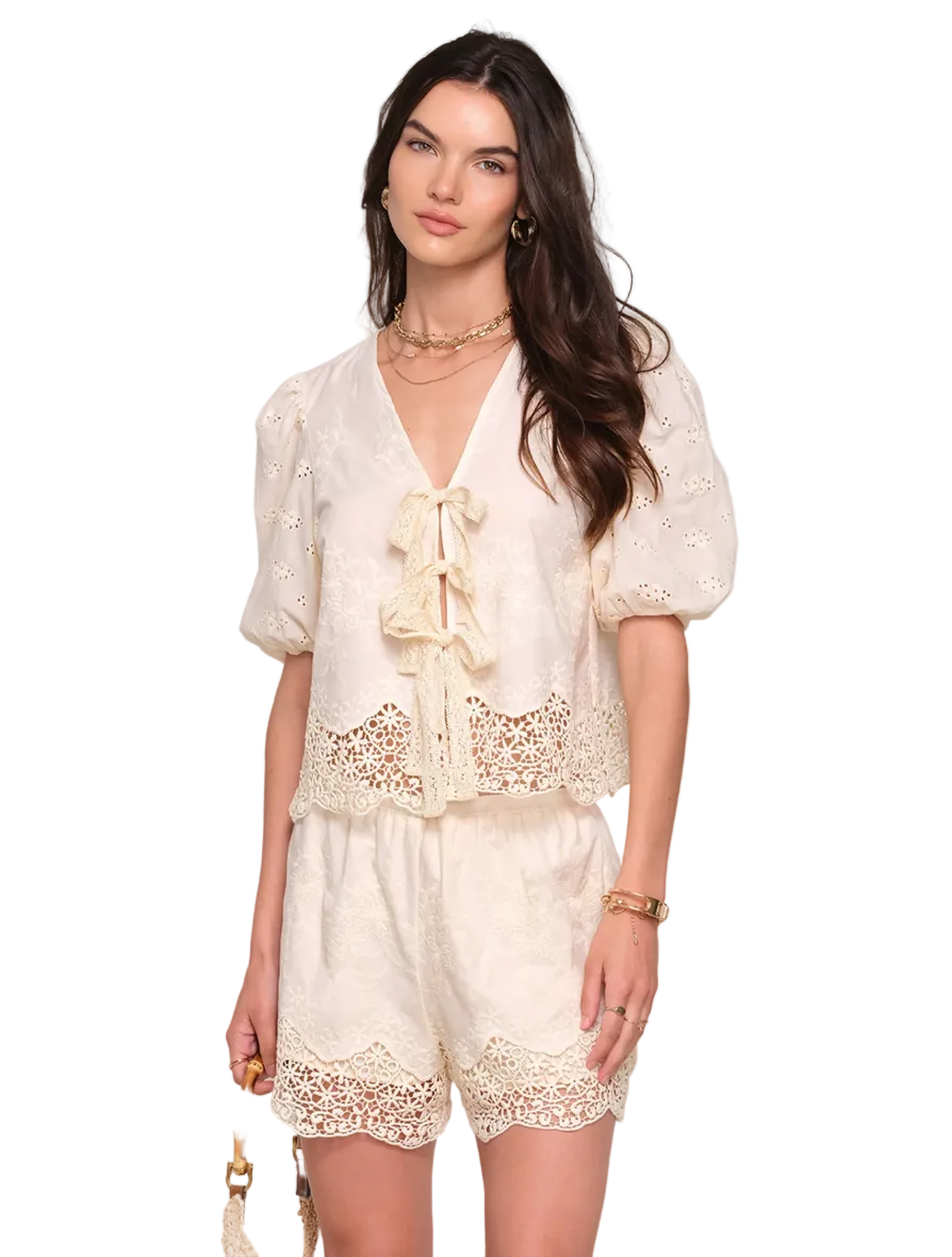 Janna Two Piece Set-Ecru