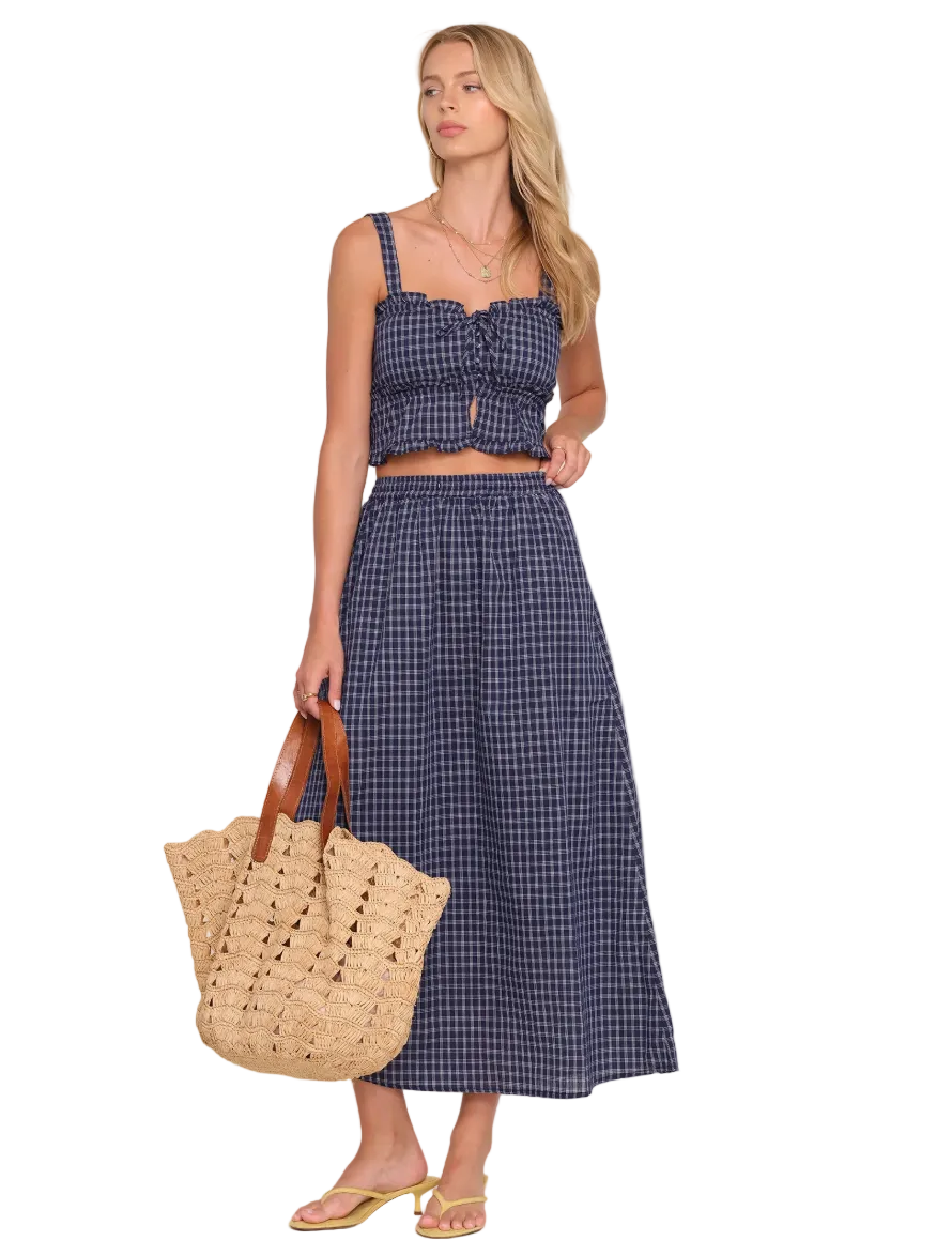 Shawn Two Piece Set-Indigo
