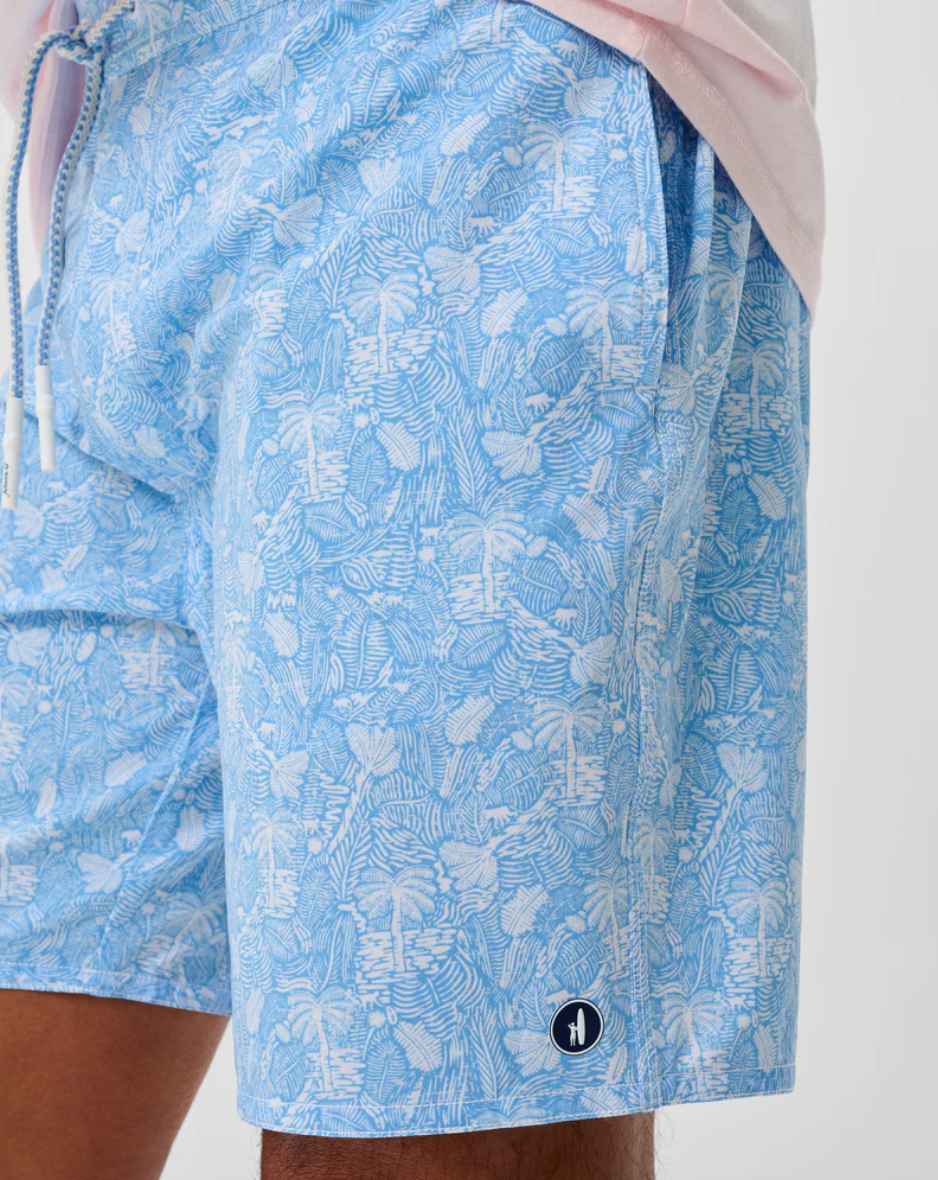 Swingin 7" Swim Trunks-Malibu
