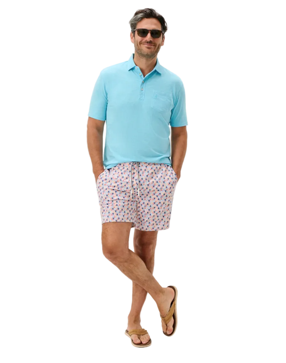 Shelly 7" Swim Trunks-Turtles